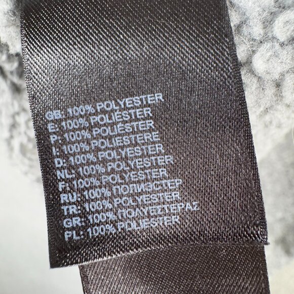 The North Face Sweater Mens XXL 1/4 Zip Pullover Gray Fleece Lined High Neck - Picture 14 of 15